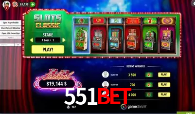 Descubra o Mundo do Cassino Online com 551bet
